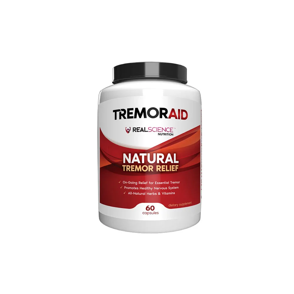 Tremoraid натуральные эфирные добавки для снятия тряски эффективная мощная помощь рук ног успокаивает 60 капсул
