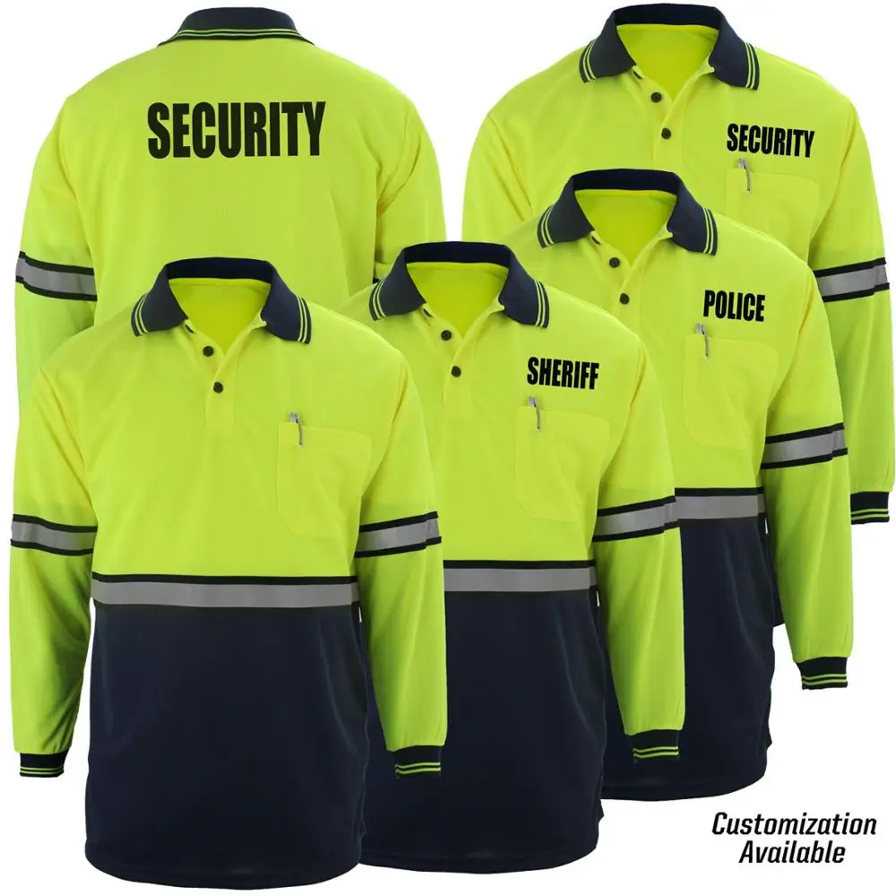 Security Shirts Uniforms Security Officer Uniforms Security Guard Polo Shirt Worker shirt