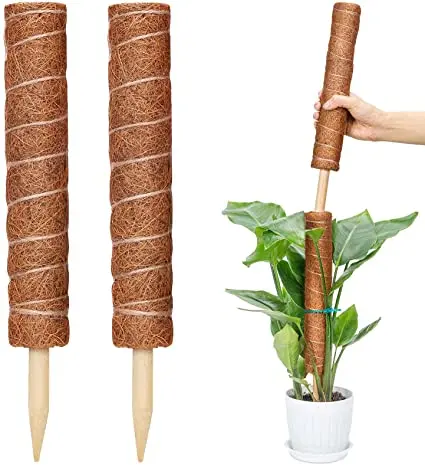 Hot Sale coco coir plant Pole Sticks for Creepers Plant Support Extension Climbing Indoor Plants