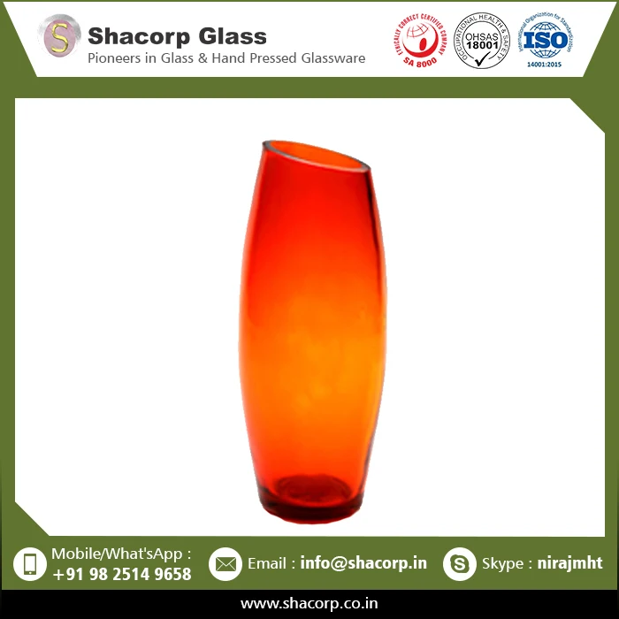 Wholesale Home Decoration Glass Flower Glass Vase At Affordable Price