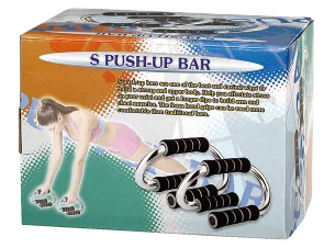 ALLWINWIN PUB28 Push Up Bar - S Shape Grip Handle Stand Pushup