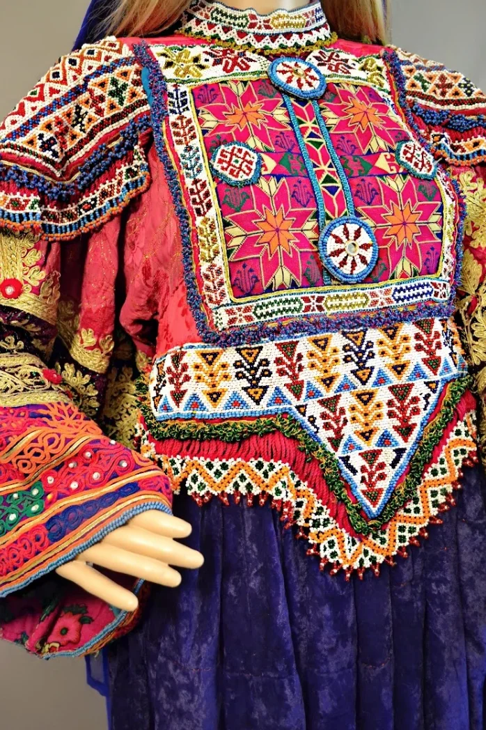 Awesome New kuchi Afghani Kuchi Dresses For Eid high quality solid color round neck Embroidery long sleeve Afghan women dress