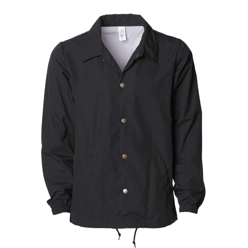 OEM / ODM Jacket Custom Embroidery Logo Windbreaker Jacket Basketball Coaches Jackets Waterproof