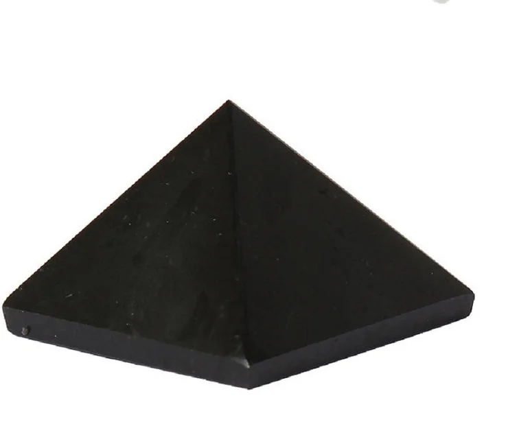 Hot Selling Black Agate Pyramids Healing Crystal Agate Pyramid For Reki Healing and Home Decoration Agate Pyramid