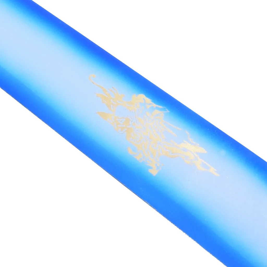 Blue Blade Sword Lionheart Winged Gunblade from Final Fantasy Video Game Probes Sword