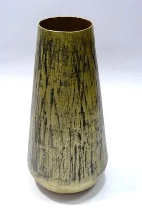 Коричневая железная ваза домашний декор комнатный горшок из нержавеющей стали серебристая металлическая для цветов