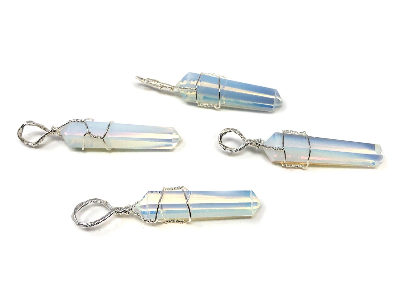 Оптовая продажа ожерелье с подвеской в виде колючей проволоки подвеска ювелирные изделия кристаллом лечебный камень