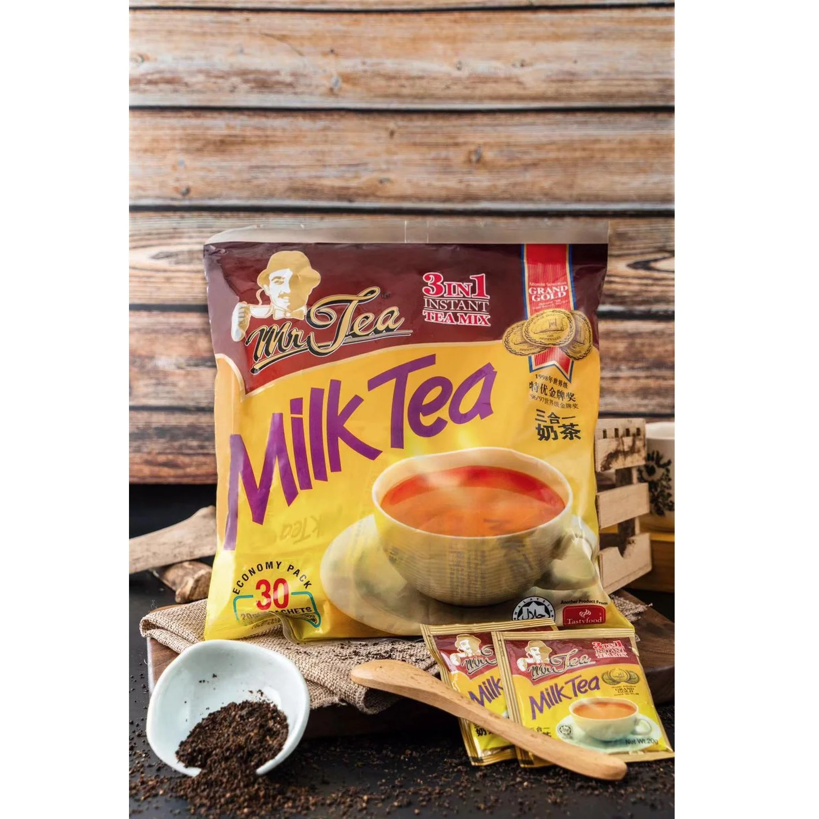 Ready To Drink OEM Flavor Tea Powder Energize Original MR TEA Instant Milk Tea Mix 3 in 1 20g x 30s x 30p with Non-dairy Creamer