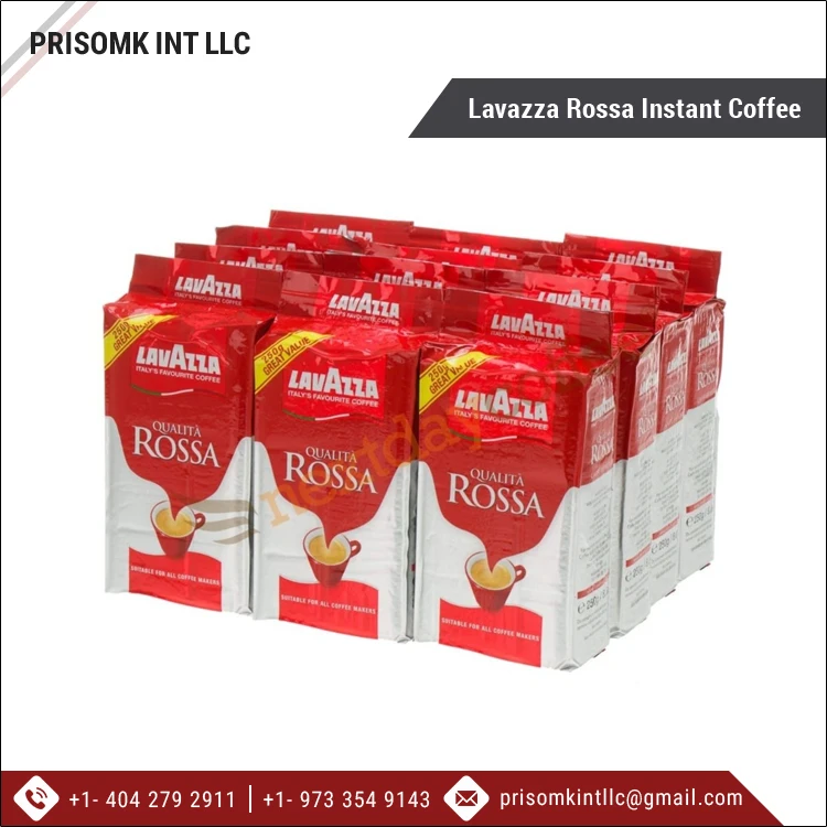 Superior Quality Bitter Taste Wholesale Natural Lavazza Rossa Instant Coffee/ Lavazza Coffee at Competitive Price