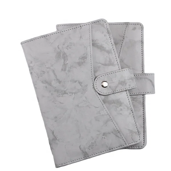 2022 new design budget binder organizer, A6 PU leather notebook budget binder