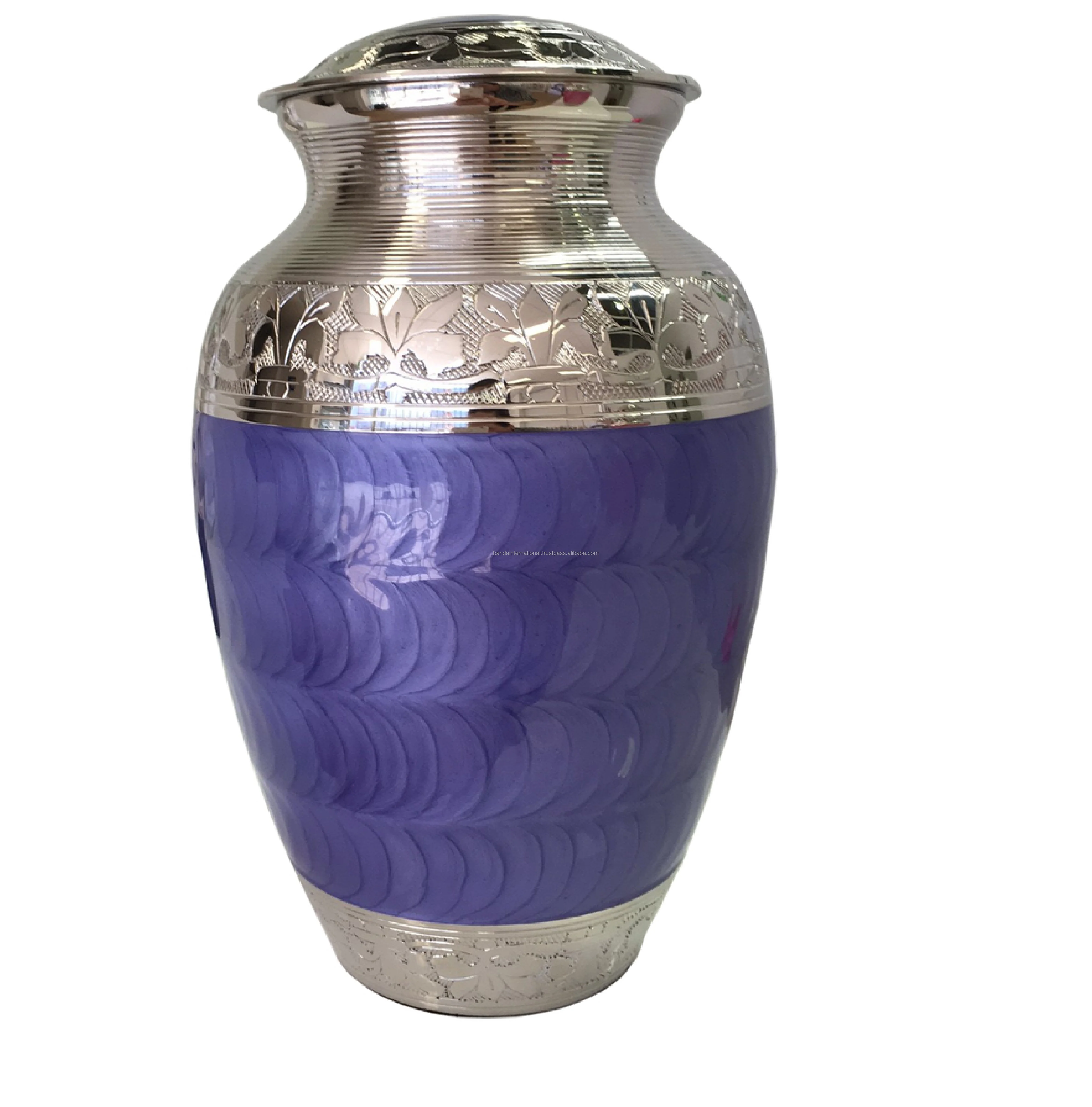 Оптовая продажа урны для кремации похоронные принадлежности латунная урна взрослых человеческого пепла с эмалированной краской и гравировальной лентой