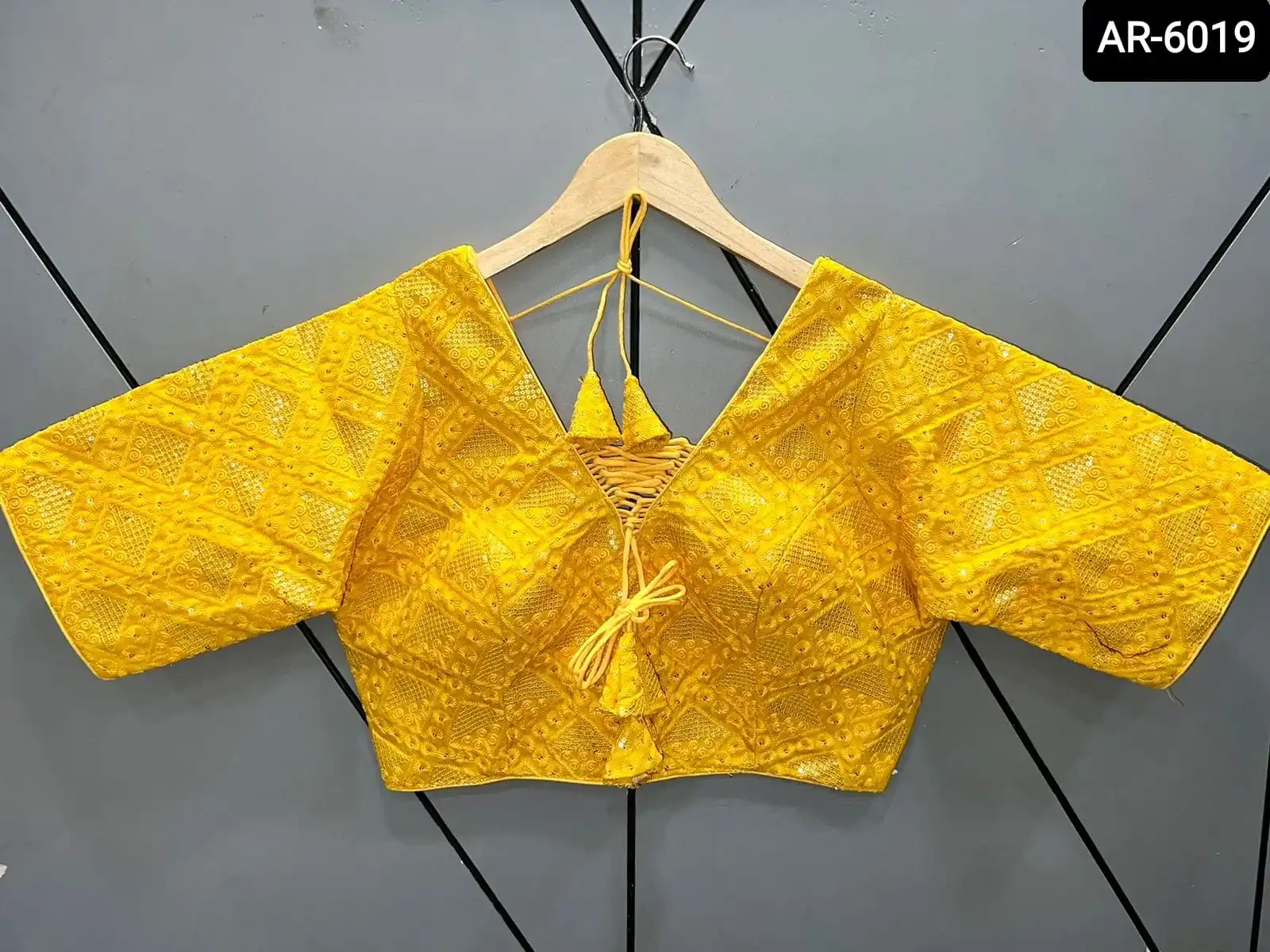 Indian Pakistani Soft Silk Cotton Thread and Glitter Sequence Embroidery Heavy Work Blouse Attractive Design for Women  and Girl