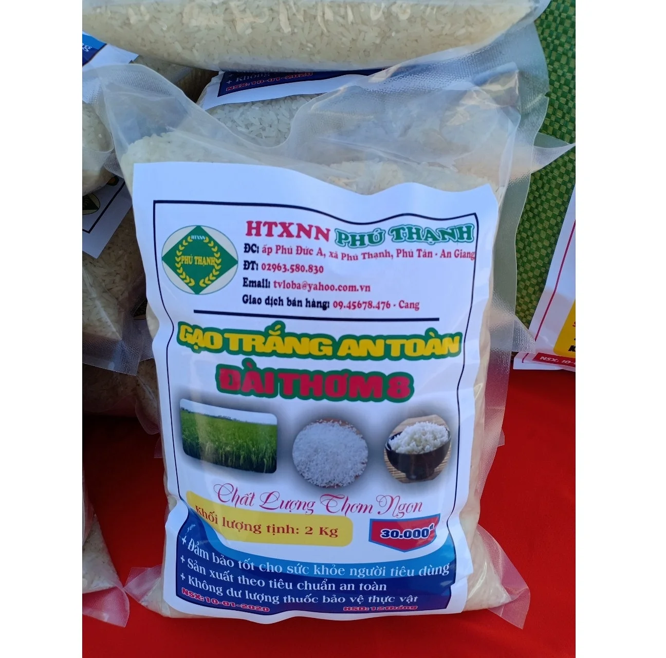 Best Seller Vietnam Perfumed Rice 5% Broken (DAI THOM 8)