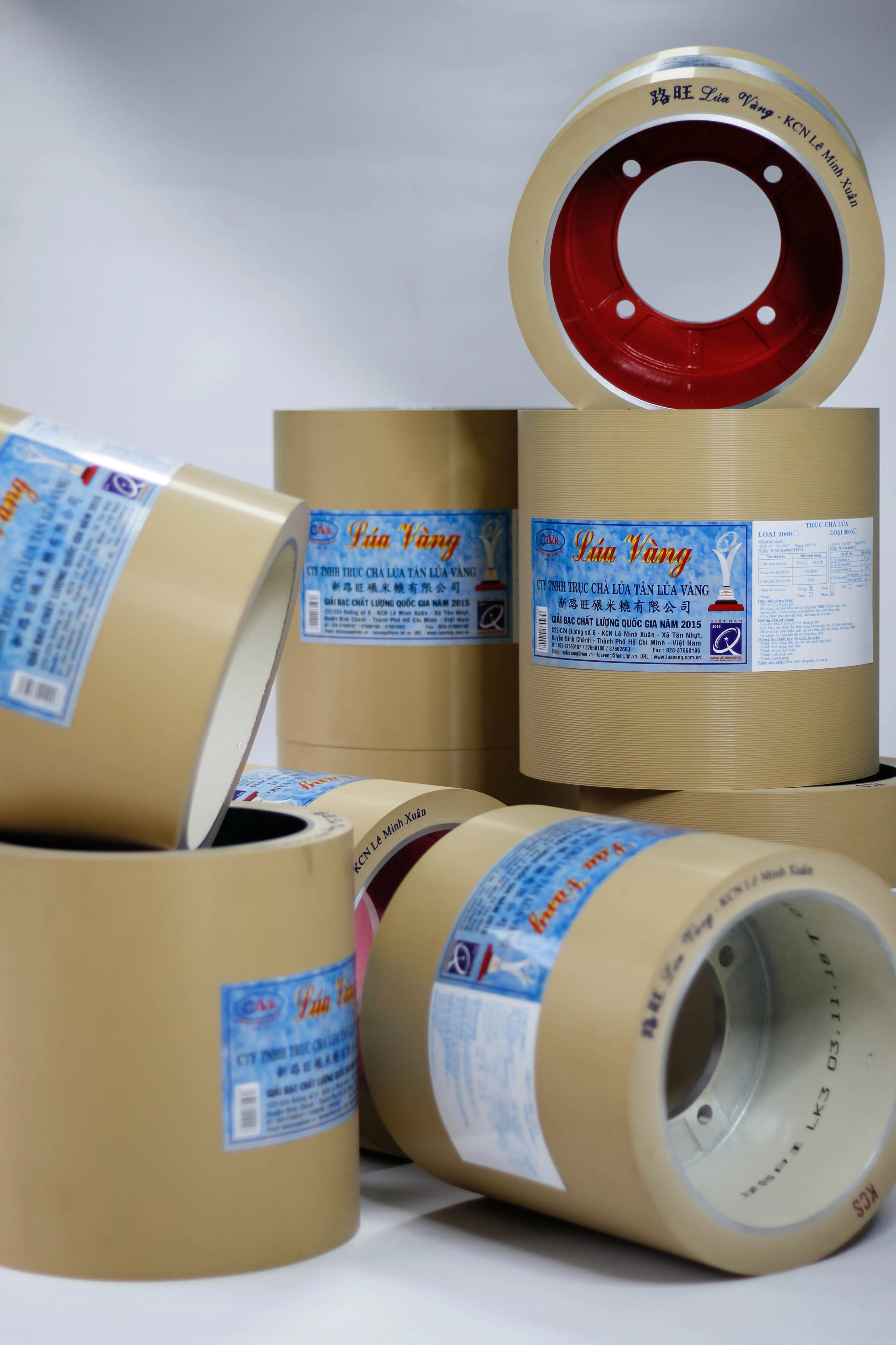  Резиновый ролик для удаления риса с алюминиевым барабаном