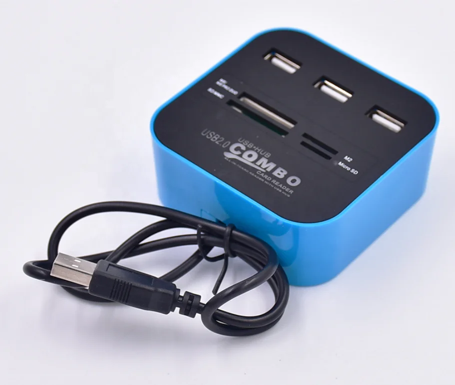 Best selling Cheapest Portable all in one Card reader USB HUB