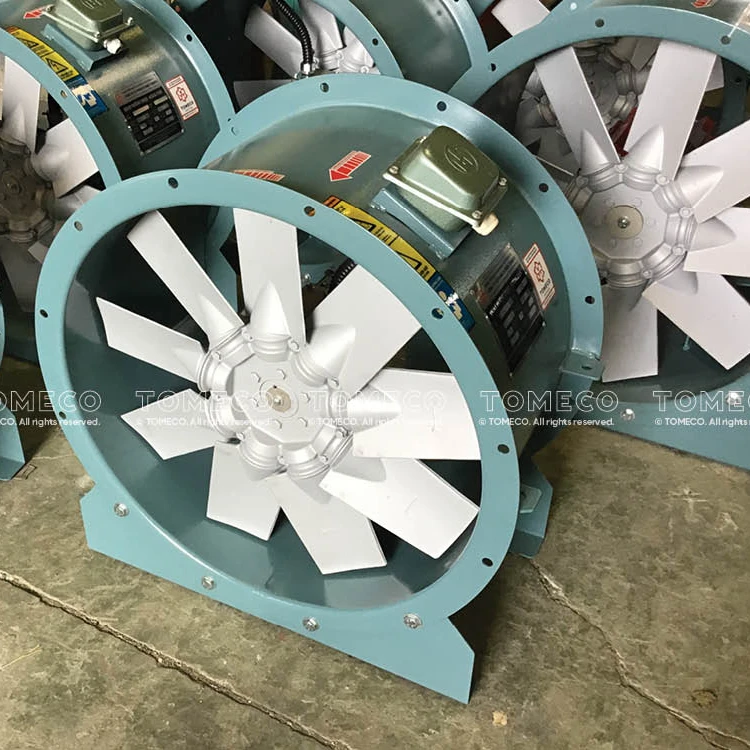 HIGH QUALITY ADJUSTABLE PITCH AXIAL FANS - AFA.POG SERIES - DUCT MOUNTED