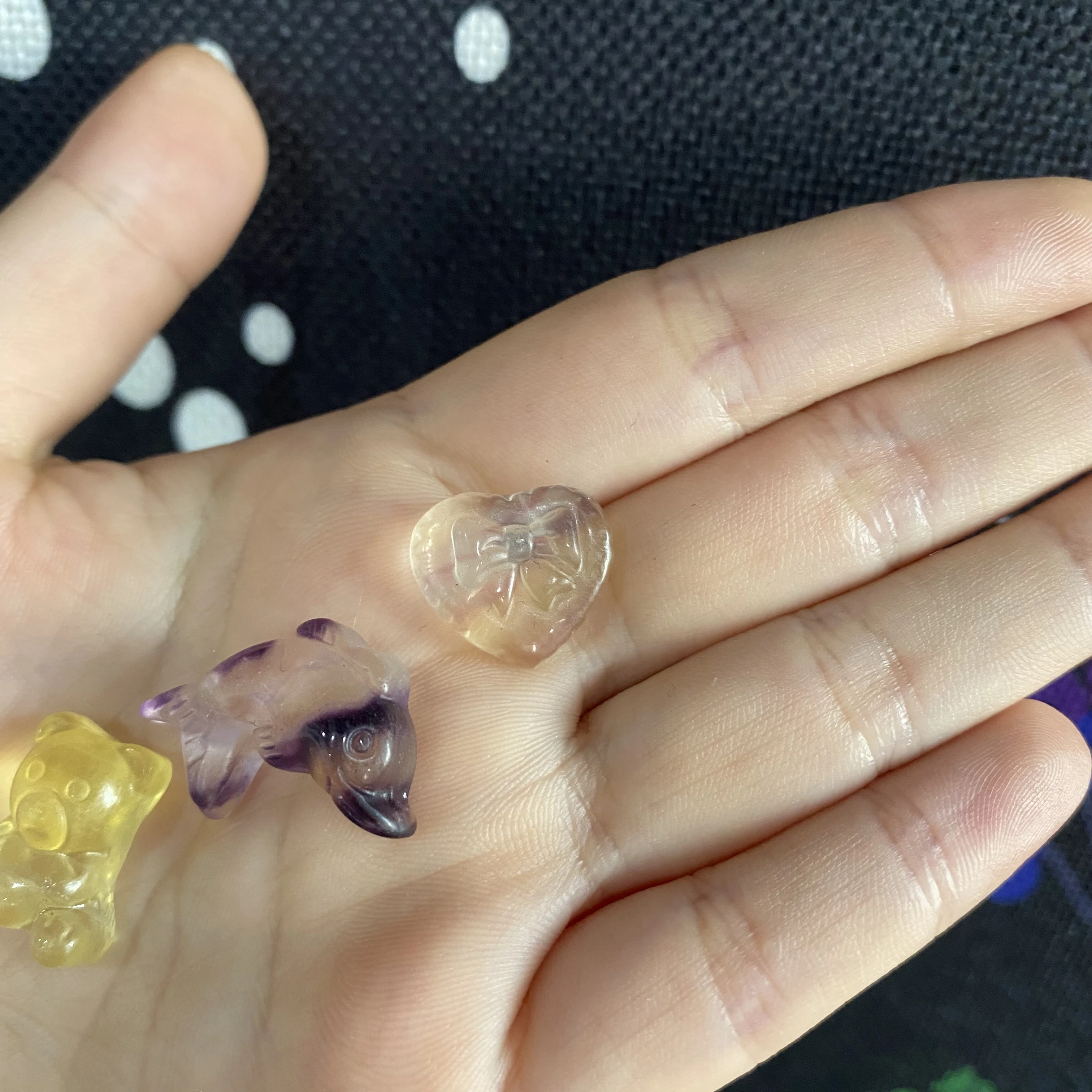 Wholesale Bulk Crystal Cartoon Character Fluorite Crystal Bulbasaur Pikachu Charizard Pokemon Carving