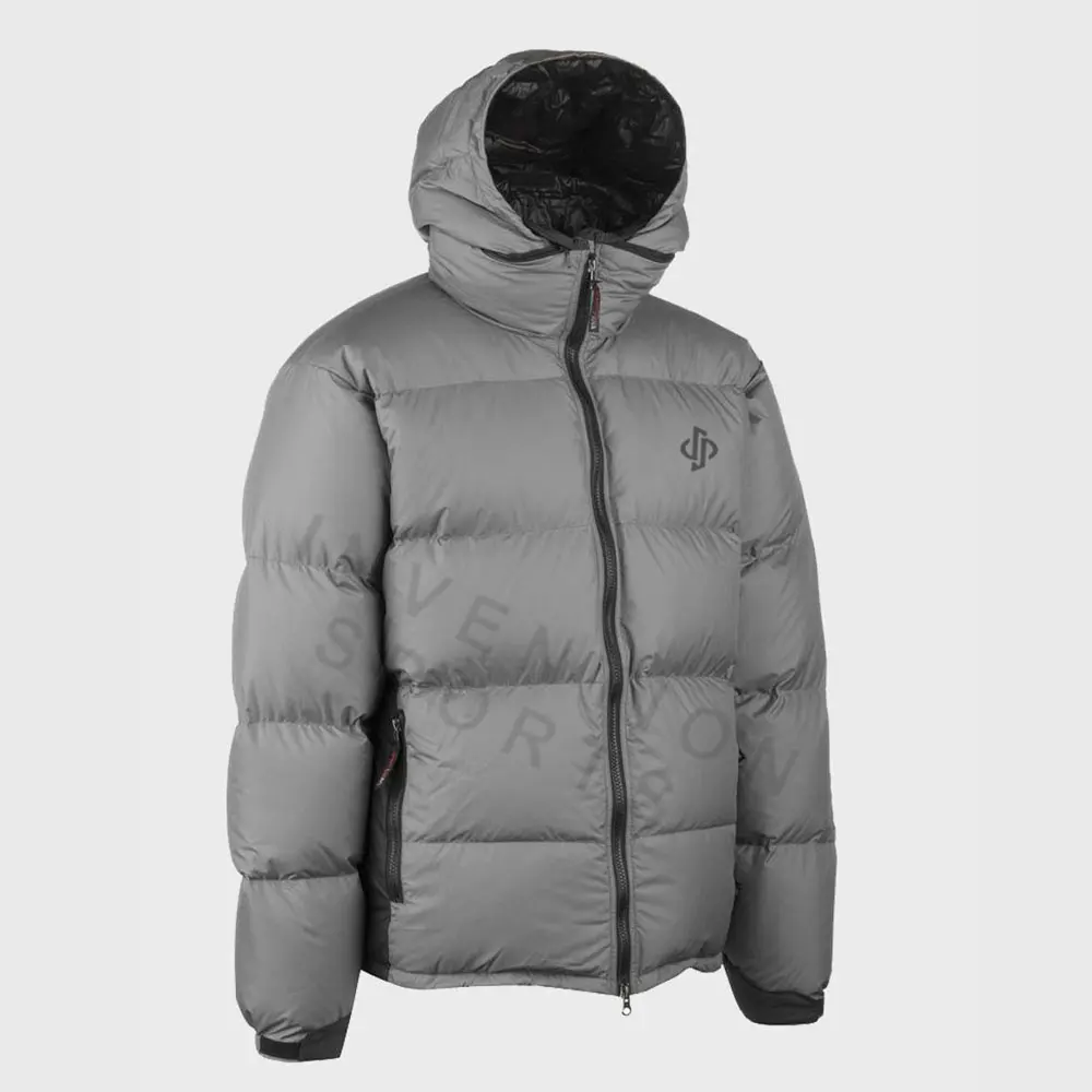 Coat Men Thin Down Quilted Puffer Bomber Polyester / Nylon Winter Padded Jacket