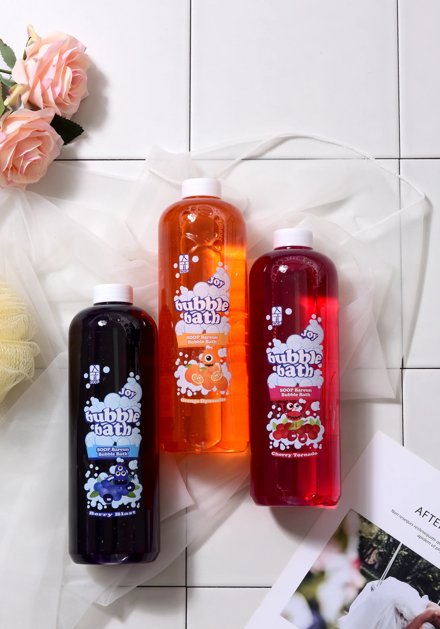 Корейские органические Роскошные пузырьки для ванны