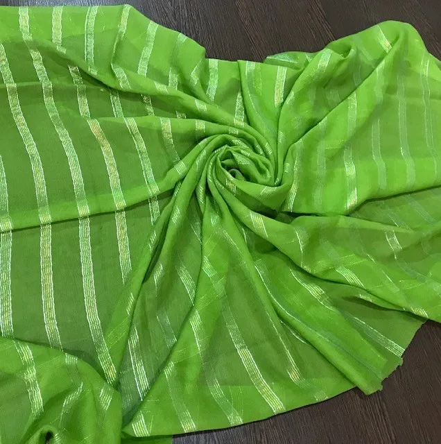 Новый тканый шифоновый платок с люрексом