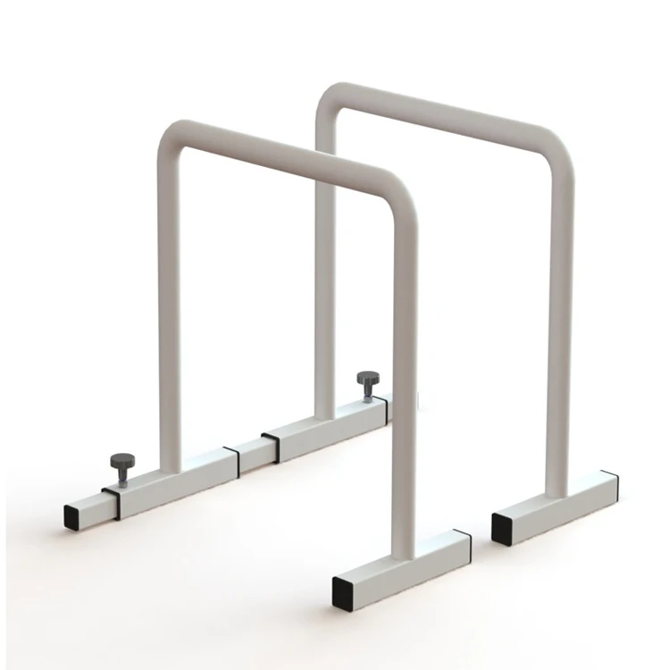 Quality floor push-up bars all steel with anti-slip coating, gym equipment for home