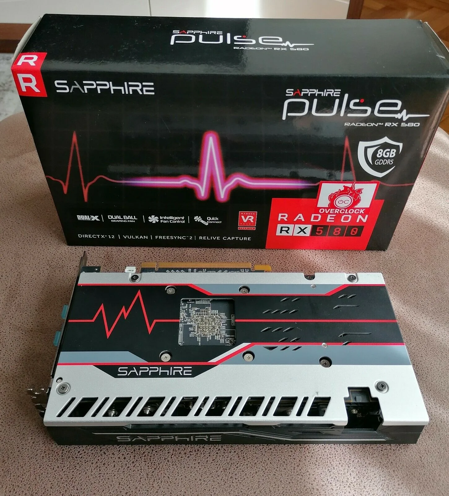 Лидер продаж, совершенно новая заводская цена, графическая карта AMD RX 580 8 ГБ DDR5 Sapphire Radeon RX580