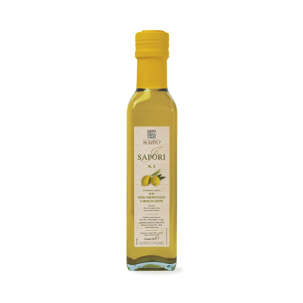 I Sapori 5 Extra Virgin Olive Oil Flavoured Lemon 250 ml