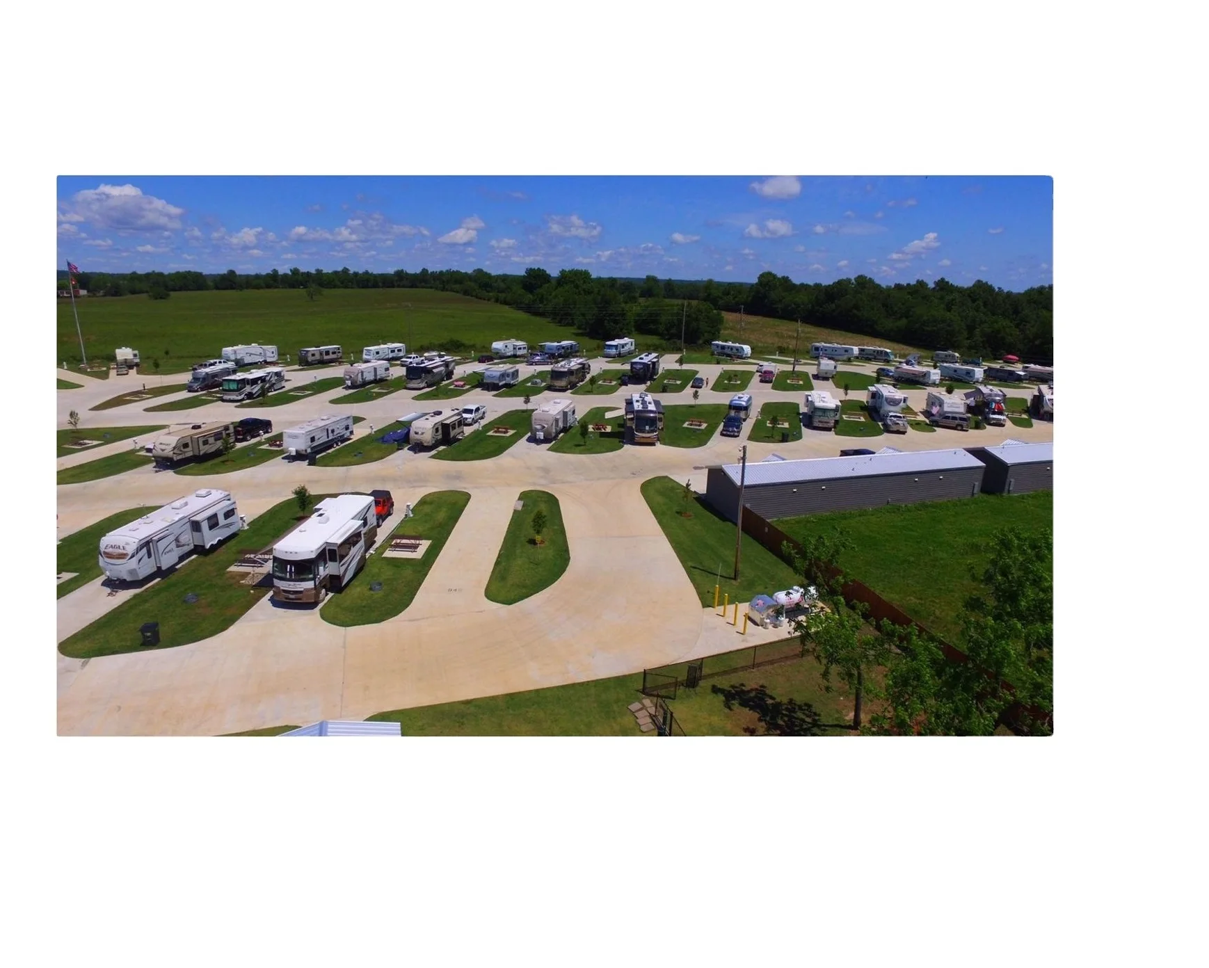 Parking locations Plus 16 Cabins Oklahoma, USA RV Park Property in ok 9.5 Acres Premium RV resort & Cabin Complex 71 RV