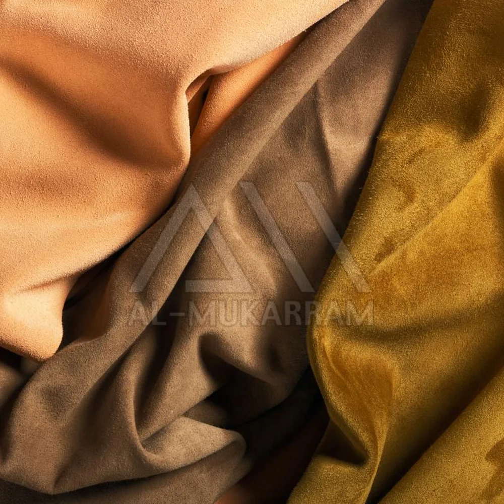  Натуральная кожа коричневая замша