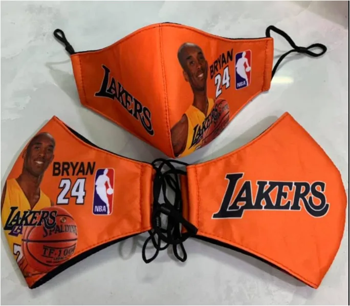 Hot Sell All Teams NBA Washable Cloth Face Cover for Adults Basketball Design Knicks 76ers Bucks