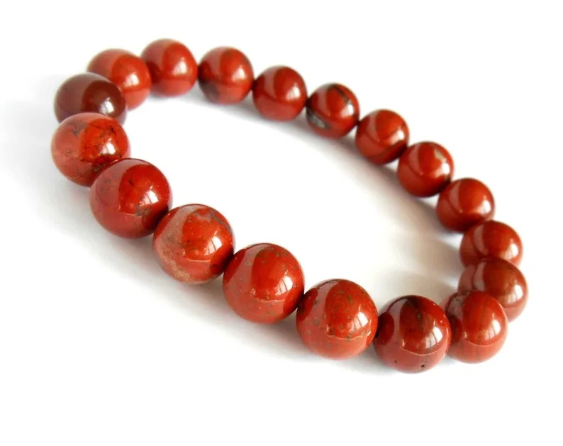 
 Браслет из красной яшмы, браслет из драгоценных камней, лечебные браслеты из камня, красивые ювелирные изделия из яшмы, Стрейчевые браслеты  