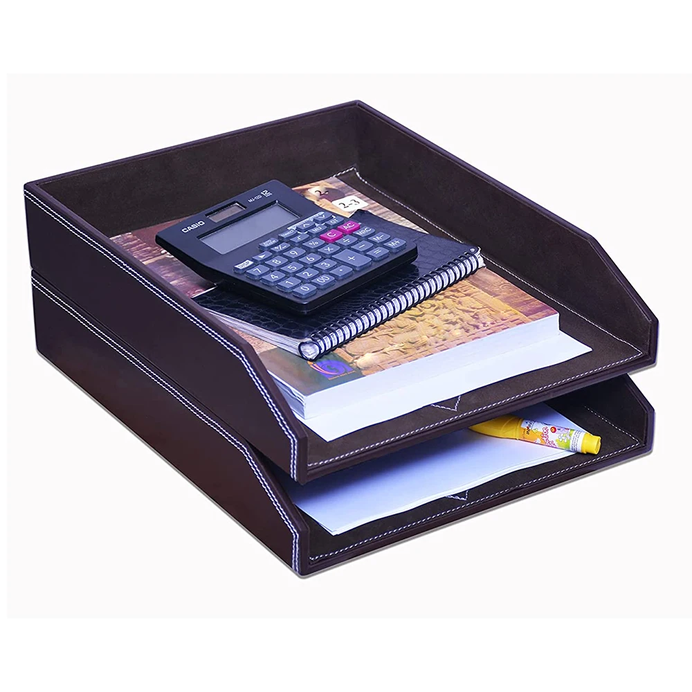 Office Paper Tray Stackable Letter Trays Jewelry Display Tray for Home Room Organizers Accessories