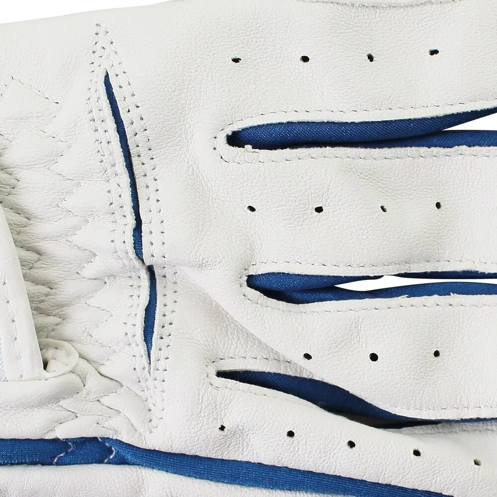 Hot Sale Genuine Leather High Quality Soft White Golf Gloves Men New Design Golf Gloves