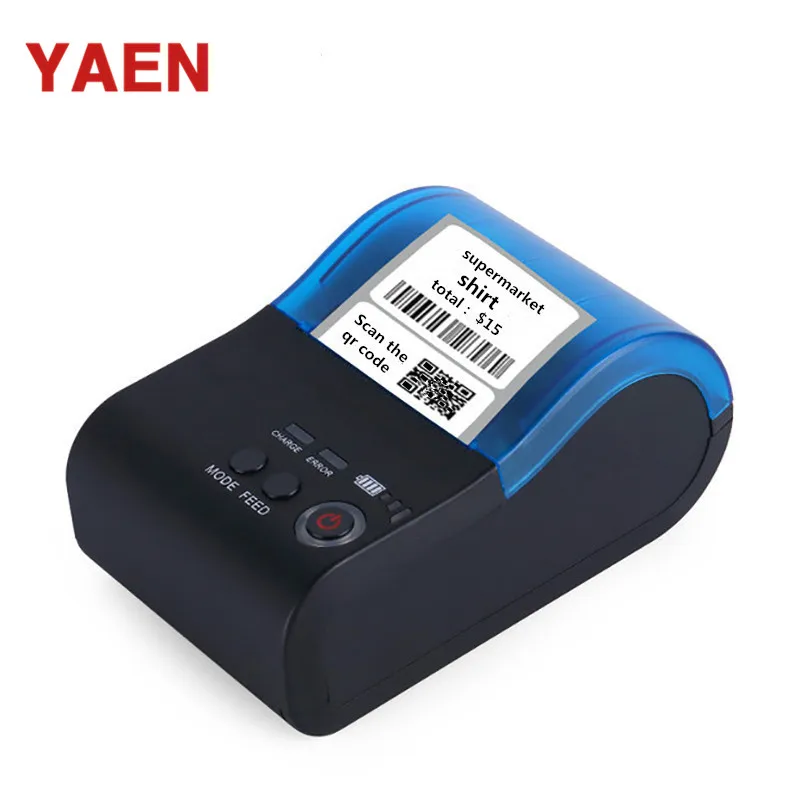 YAEN  Factory Price 58mm Paper Width Label Maker Machine For Logistics
