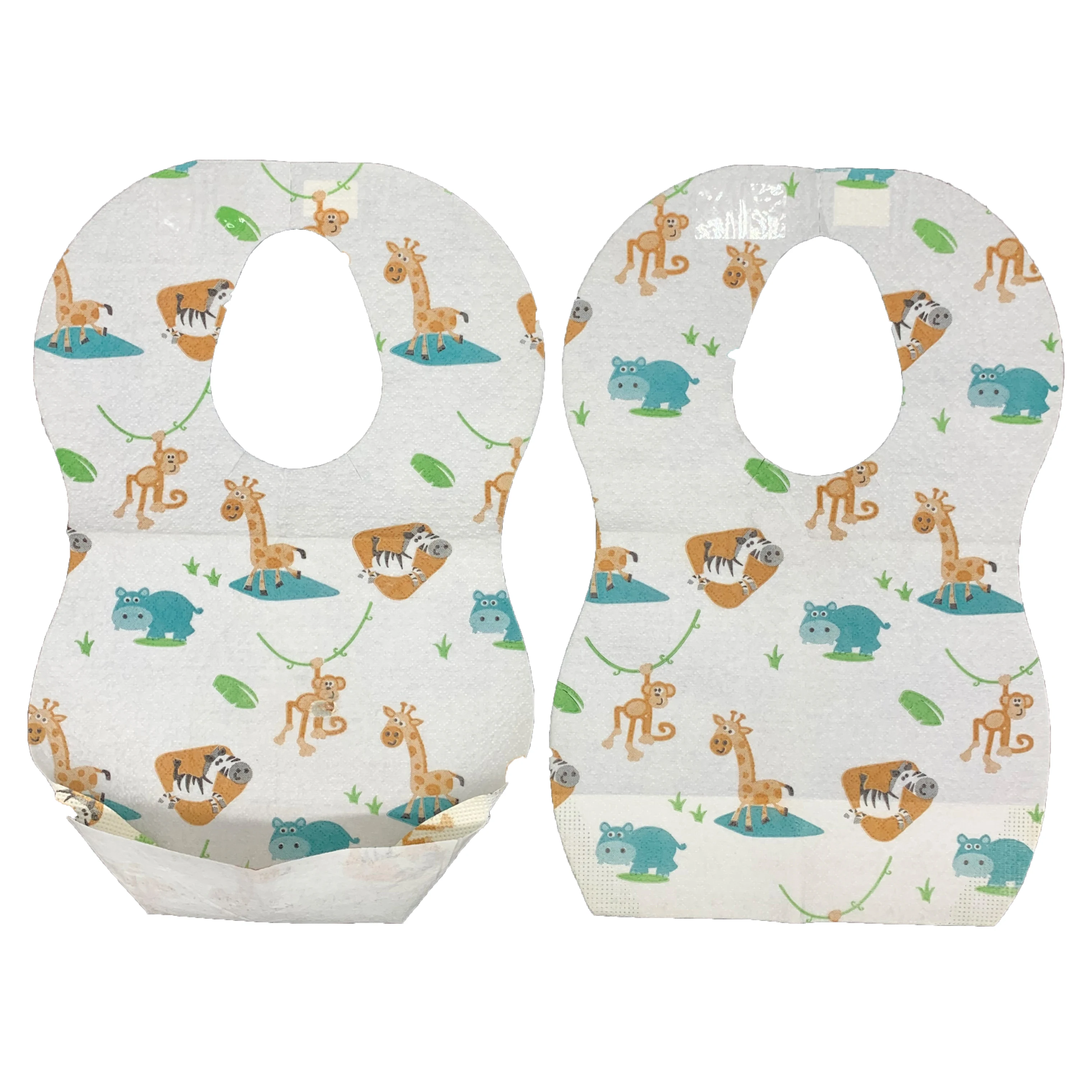 ISO сертифицированный Завод мультяшных персонажей детские одноразовые нагрудники