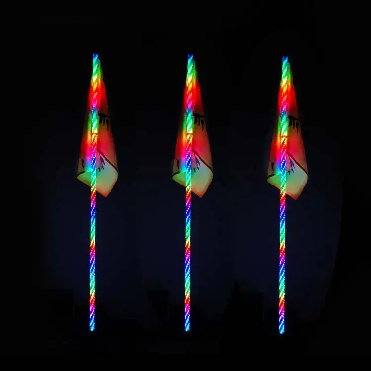 5150 Whips LED Whips 4 ft LED Wireless Remote