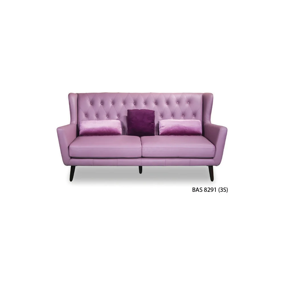 Chesterfield Sofa BAS8291 Living Room Classical Modern Furniture Leather Fabric Luxurious Elegant 3+2+1 Malaysia