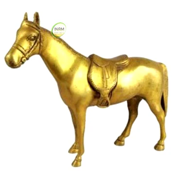 Premium quality Antique beautiful and designer Brass horse home decoration
