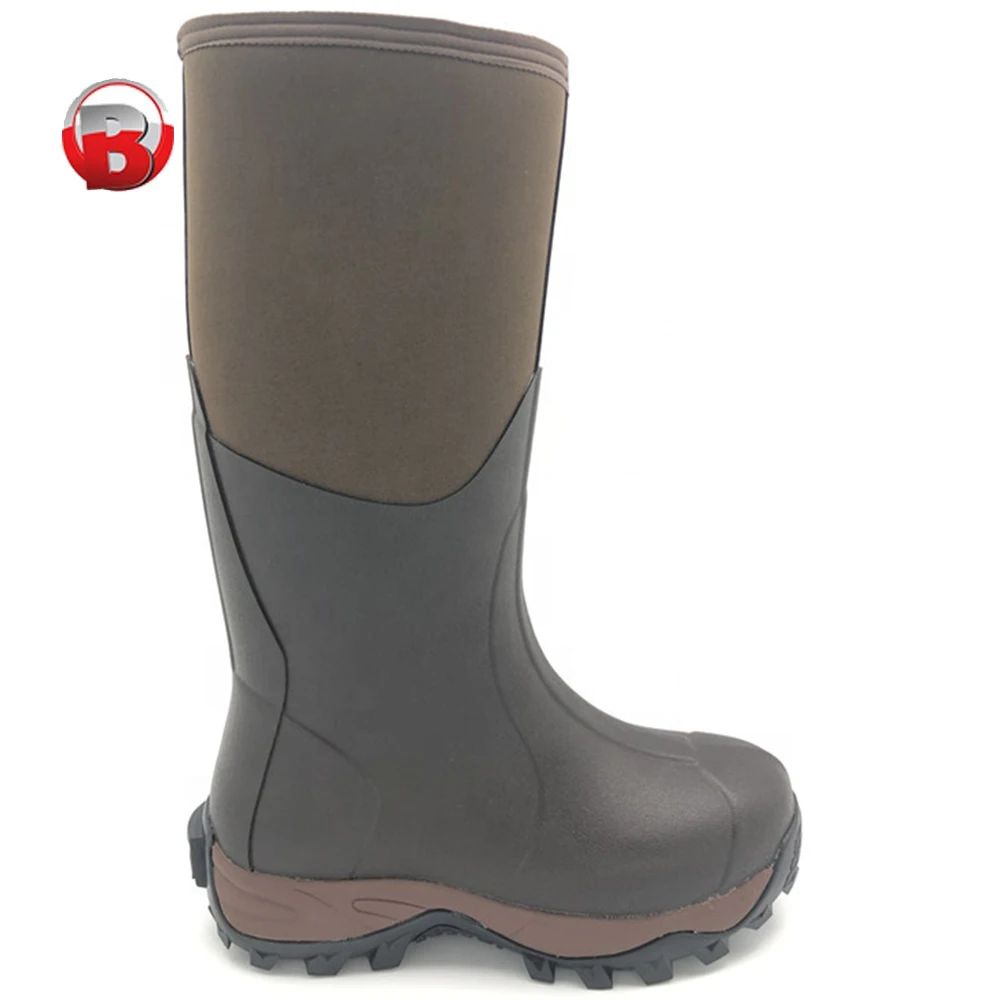 Лидер продаж водонепроницаемые мужские охотничьи неопреновые ботинки для верховой езды дождевые дождевая обувь