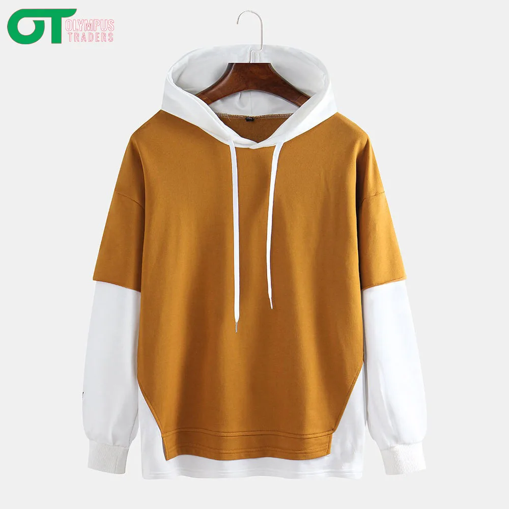 Мужские толстовки и свитшоты большого размера на заказ, 400 г/м2, 100% хлопок, флисовый пуловер с вашим логотипом