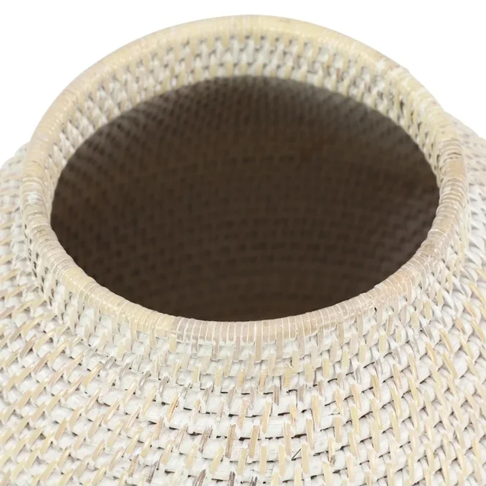 Made in Vietnam Rattan Plant Pot Vase Dried Flower