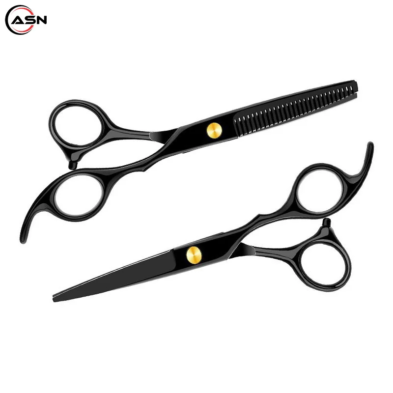Custom Design High Quality Stainless Steel Thinning Scissors for Haircut with Sharp & Blunt Blade Tips Wholesale