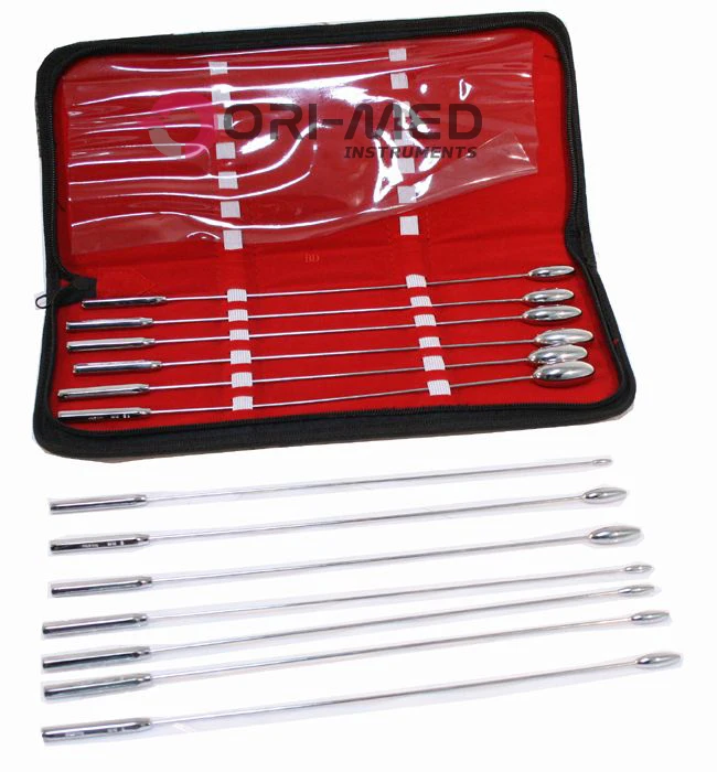 Custom OEM Strong Metal 8 pieces Set of Pratt Ultrine Dilators 13mm 43mm Medical Material Stainless Steel