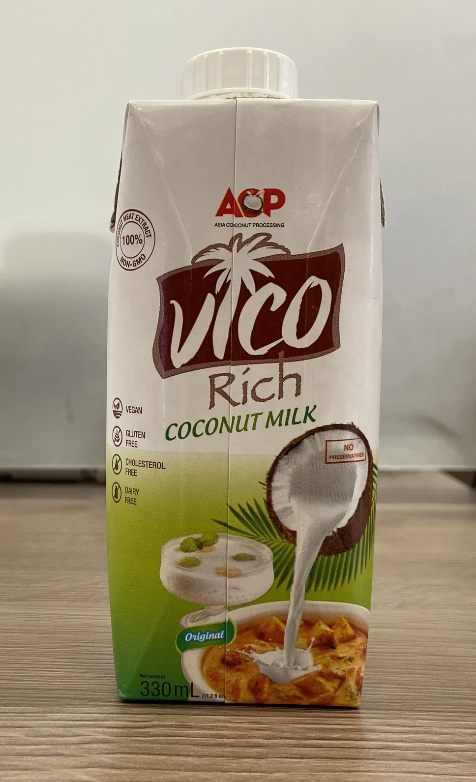 
UHT Coconut Milk/ Cream for industrial / retail size - Aseptic bag 20kg or drum 190kg, 1000ml, 330ml 