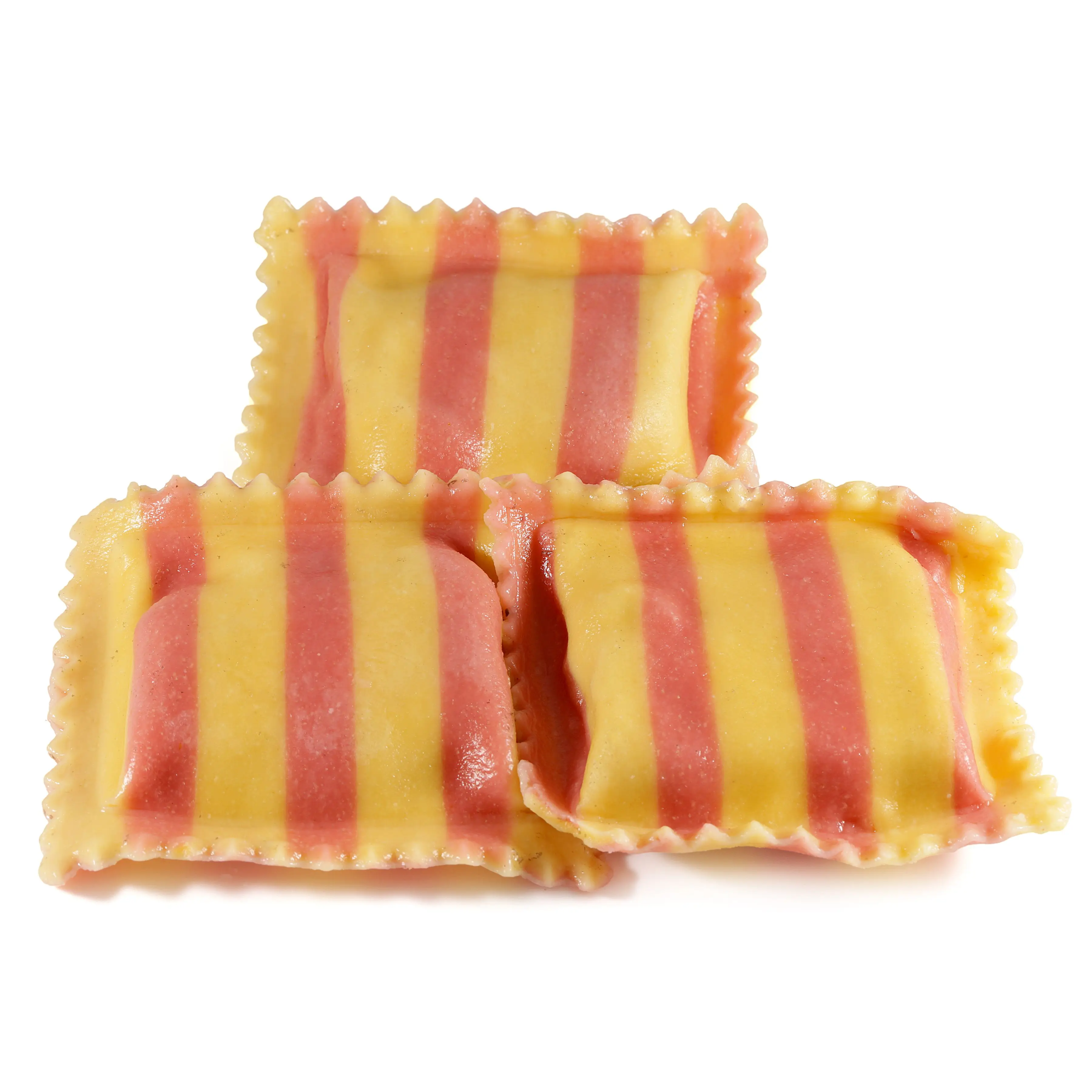 Striped Rock Crab & Shrimp Ravioli Tomato & Egg Dough