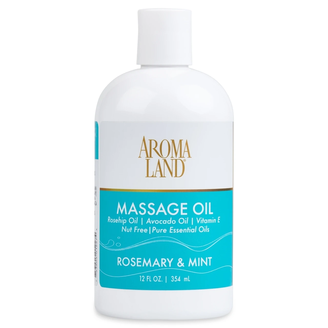 Private Label AROMALAND NATURAL MASSAGE & BODY OIL   ROSEMARY & MINT 1 GALLON