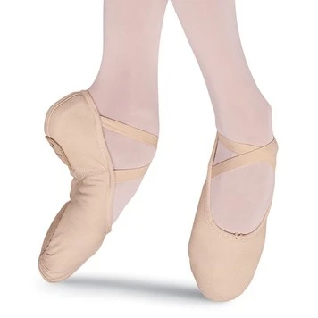 
 Wholesale Custom Canvas Ballet Dance Shoes Leather Ballet Shoes Real Leather Shoes  