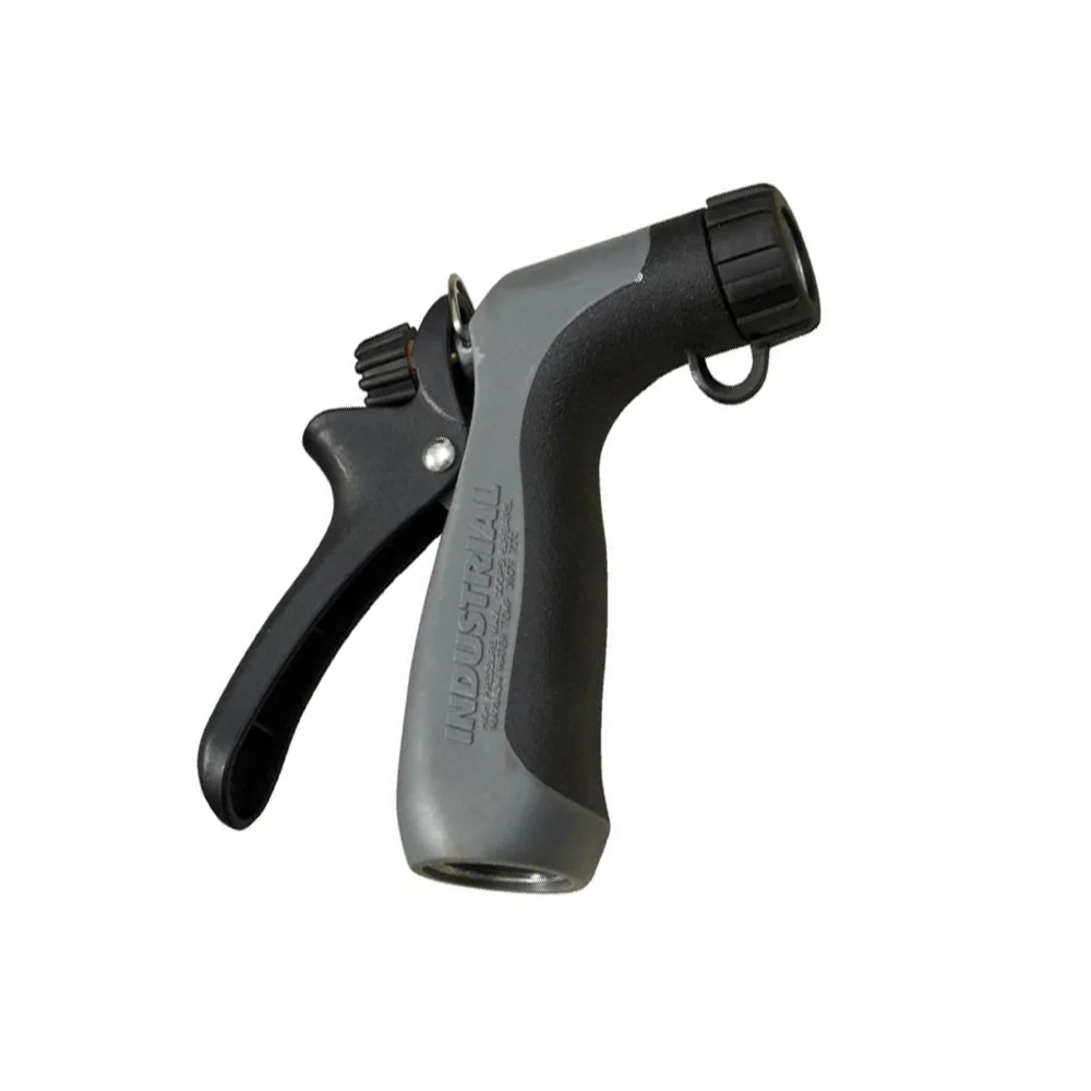 Industrial Insulated Grip Hose Nozzle Rear Trigger Threaded Front for Attaching Watering Accessories Strong Pattern for Car Wash