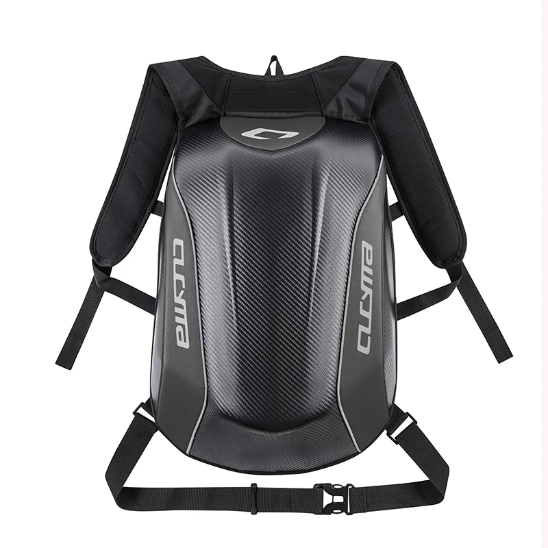 CUCYMA With Hard Shell Carbon Fiber Outdoor Motorcycle Helmet Backpack for Rider Knight
