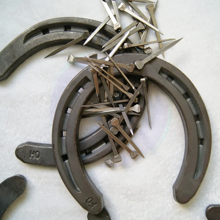 
chinese equestrian factory direct sell wholesale steel nail horseshoe 